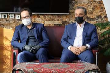 دیدار سرپرست امور شعب بانک رفاه کارگران استان سمنان با رئیس دانشگاه علوم پزشکی استان سمنان 